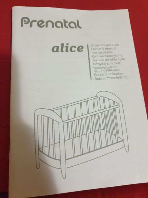 Lettino Alice Prenatal  materasso