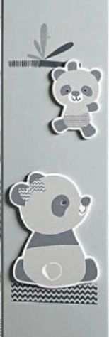 Letto Baby Bo-bo Picci Laccato grigio Cassetto Lettino Bimbo con decoro Orsetto