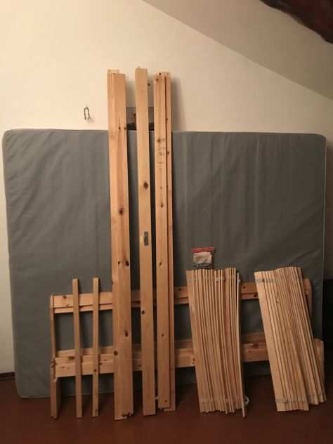 Letto doppio Ikea con materasso