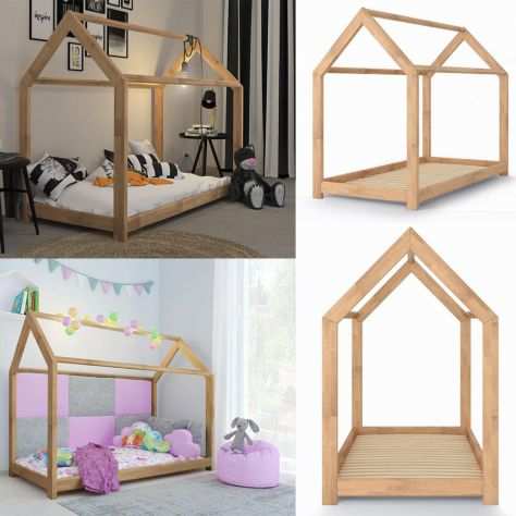 Letto per bambini da 90x200 cm Montessori