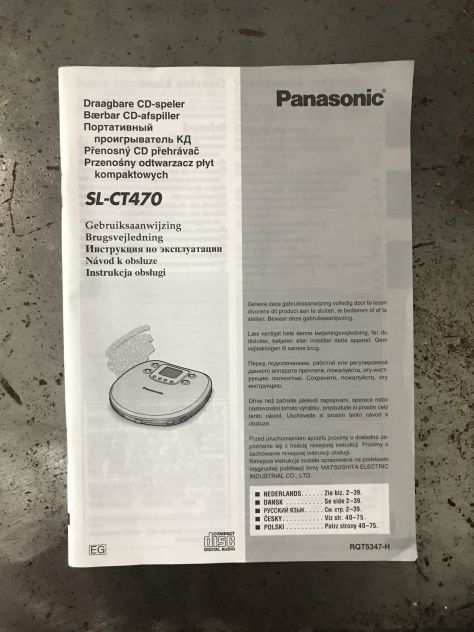 Lettore CD portatile Panasonic