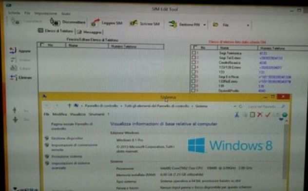 LETTORE SCHEDA SIM 3G UMTS CARD PC MEMORIE USB RECUPERA DATI SMS, NUMERI