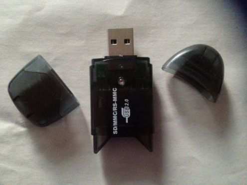 Lettore SDHC SD MMC USB 2.0 High Speed Memory