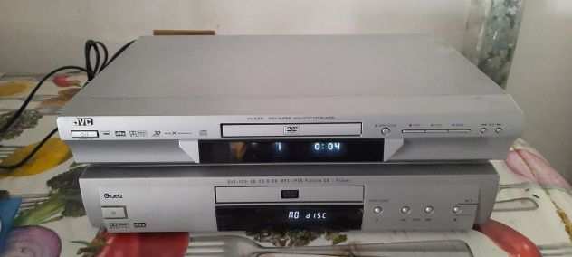 Lettori DVD mp3 Sony Philips Graetz JVC con telecomandi