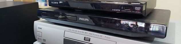 Lettori DVD mp3 Sony Philips Graetz JVC con telecomandi