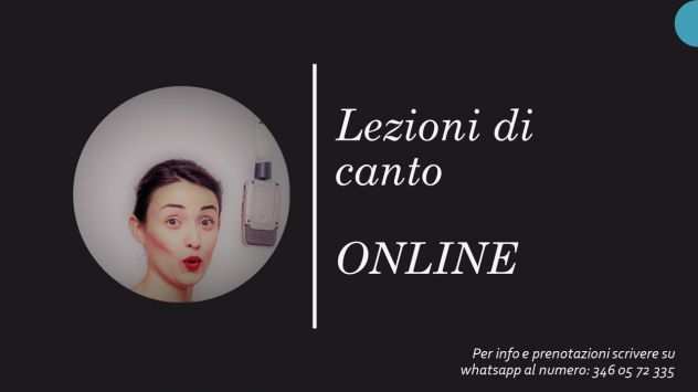 Lezioni di canto online con Caterina Bellosta
