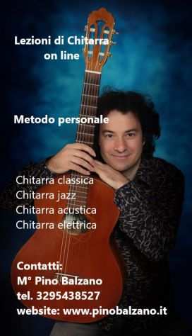 Lezioni di chitarra chitarrista professionista