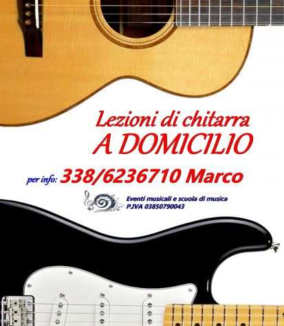 Lezioni di chitarra e basso A DOMICILIO su Piobesi e Corneliano dAlba (CN)