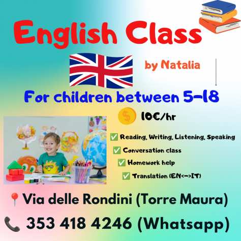 Lezioni di INGLESE Roma