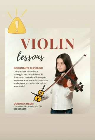 Lezioni di violino per principianti