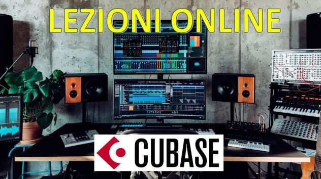 Lezioni online di Cubase Pro corso arrangiamento e mix su Zoom Skype