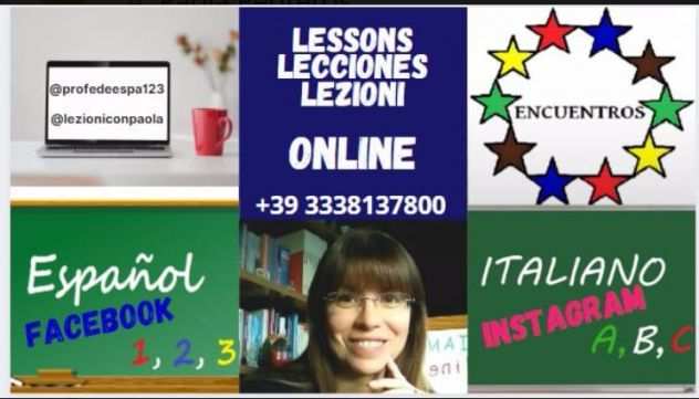 Lezioni online di Spagnolo e Italiano per stranieri