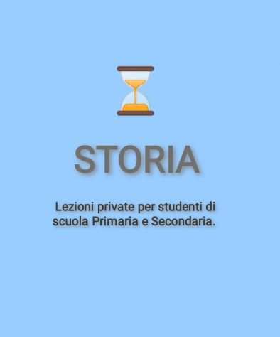 Lezioni private di STORIA