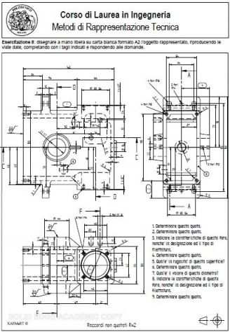 Lezioni Ripetizioni Disegno Tecnico a MILANO Esame Politecnico