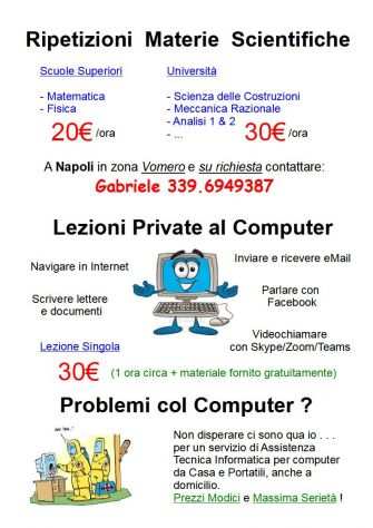 LezioniRipetizioni Private al Computer