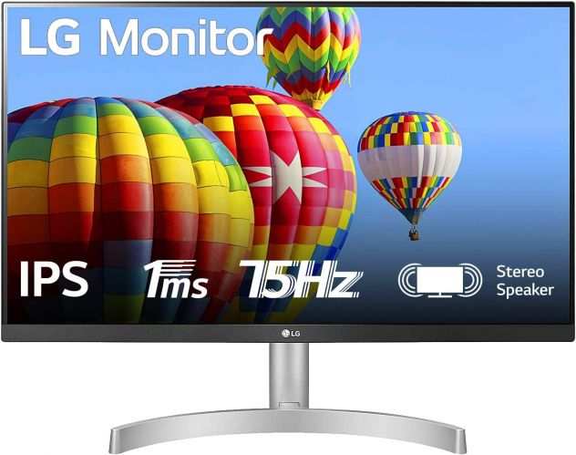 LG 24ML600S Monitor 24quot Full HD LED IPS, 1920x1080, 1ms - Come NUOVO - Mai USATO