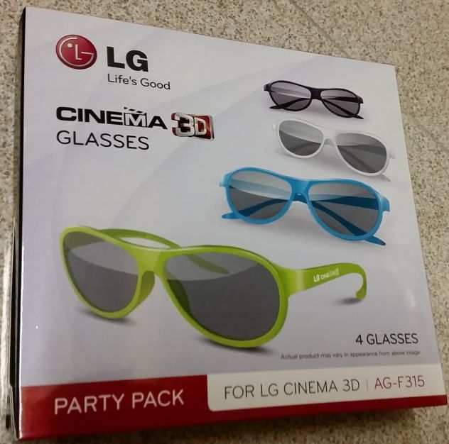 LG AG-F315 Cinema 3d glasses party pack