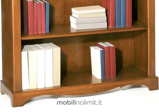 Libreria 4 ripiani in tinta noce - Mobile Nuovo
