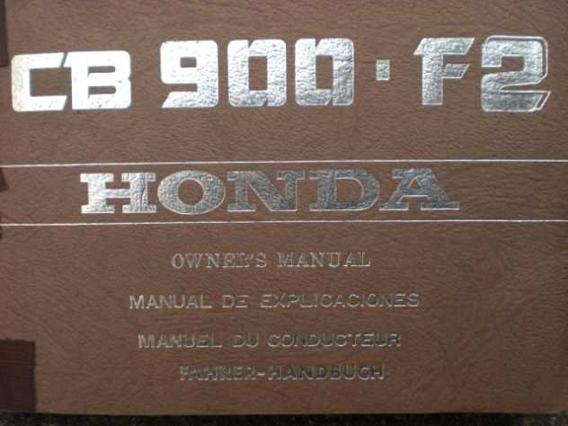 Libretti uso manutenzione Honda CB 750 CB 900 VF XL manuali officina