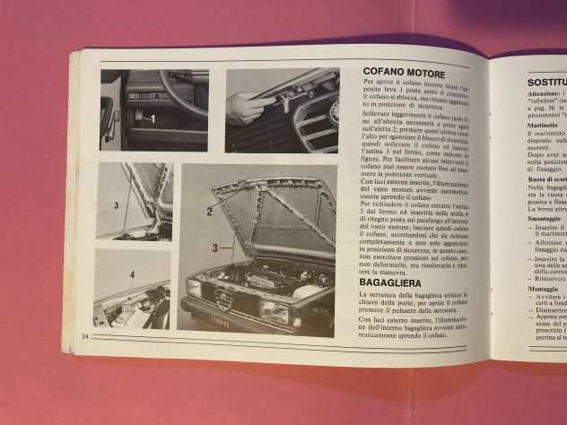 Libretto Uso amp Manutenzione Alfa Romeo Giulietta 1.31.6 anni 197879