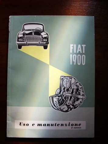 Libretto uso e manutenzione fiat1900 v-1953 2