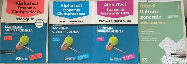 libri alpha test economia-giurisprudenza