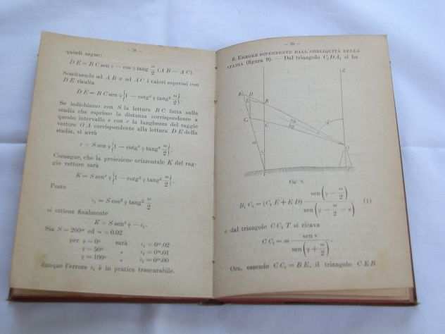 Libri antichi - Manuali Hoepli Celerimensura di F. Borletti 1893