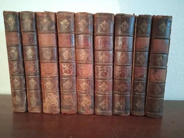 libri d epoca 1770 9 volumi aforismi alexander pope