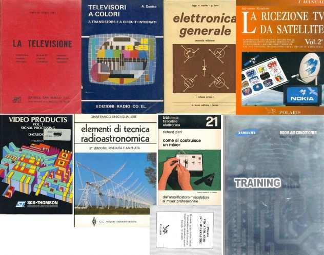 Libri di elettronica vari (9 volumi)