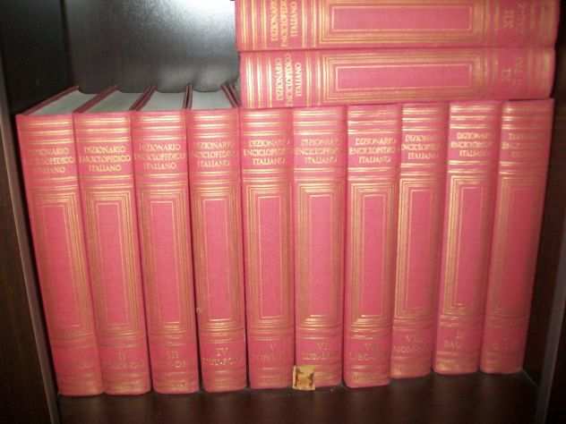 Libri ed enciclopedie storiche antiche di classe.Treccani,Bompiani...