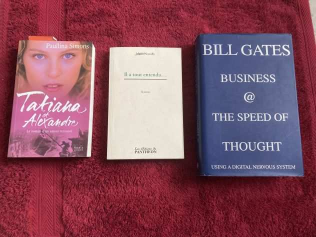 Libri in lingua francese  Libro di Bill Gates in lingua inglese