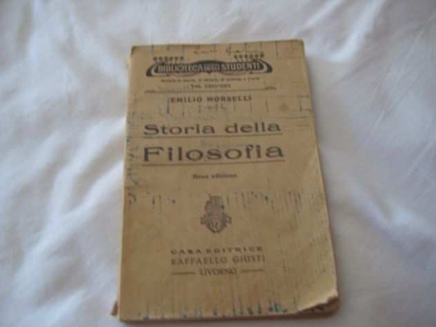 LIBRICINO STORIA DELLA FILOSOFIA ANNO 1934