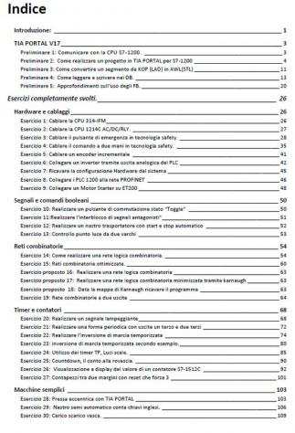 Libro 100 esercizi svolti di PLC Siemens per tutti