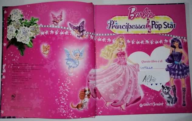 Libro Barbie La Principessa e la PopStar