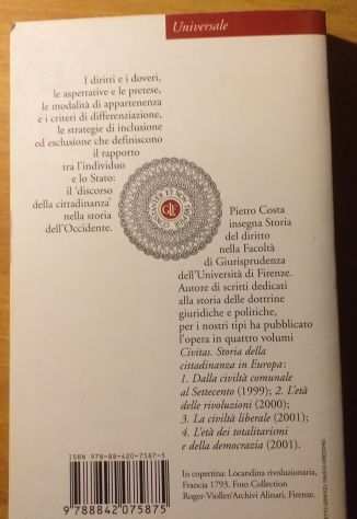 Libro Cittadinanza Pietro Costa