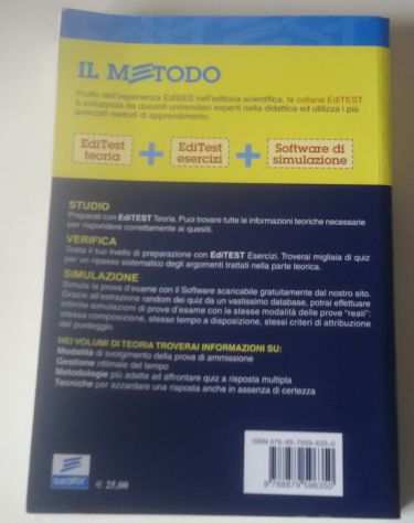 Libro Edi Test per Economia, Giurisprudenza, Scienze politiche