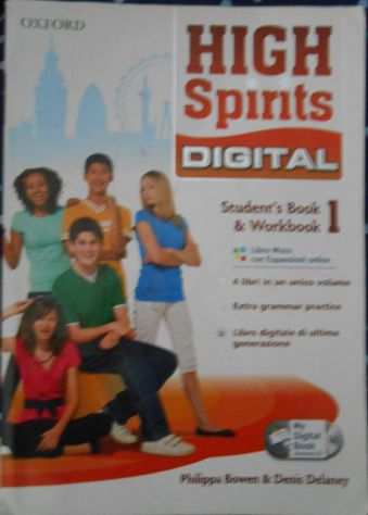Libro Inglese prima media High Spirits 978019466579