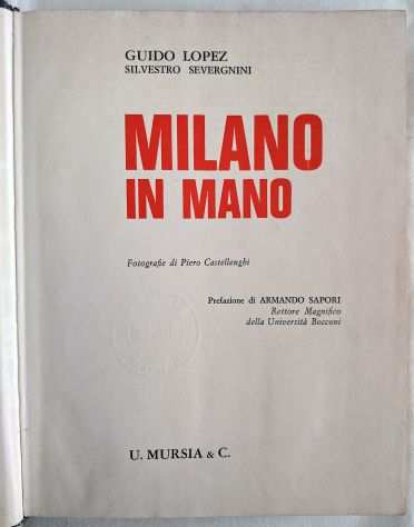 LIBRO - MILANO IN MANO (P. CASTELLENGHI)