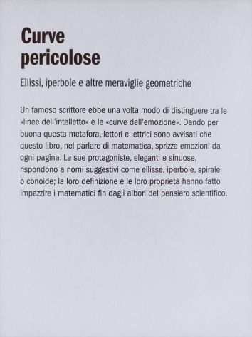 libro Mondo Matematico CURVE PERICOLOSE