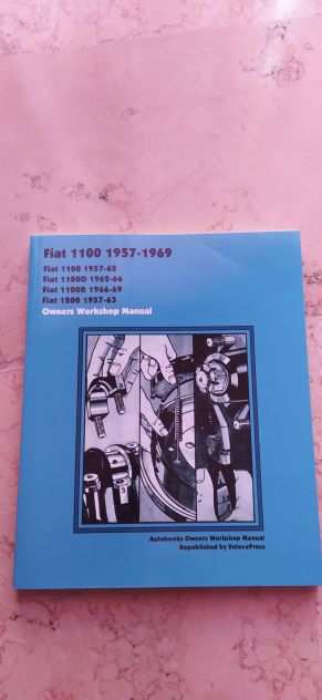 LIBRO RIPARAZIONE OFFICINA quot FIAT 1100 1957-1969 quot IN INGLESE