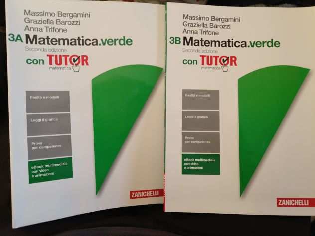 Libro scolastico Matematica verde 3A-3B