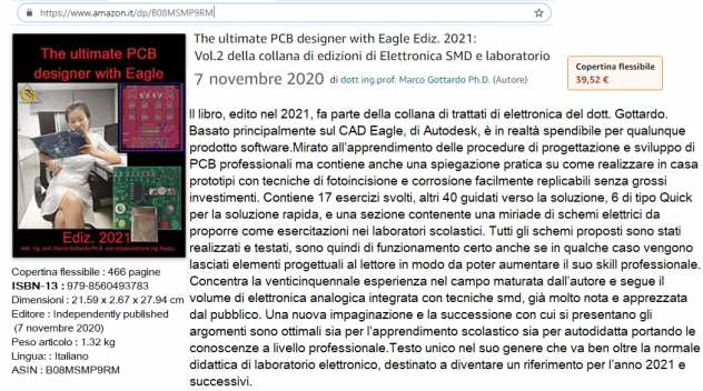 Libro The ultimate PCB designer with Eagle Ediz. 2021