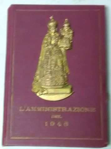 libro vintage di preghiere anno 1946 con rilievo sulla copertina