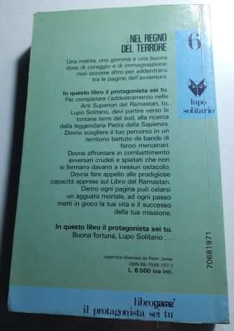 LIBROGAME 6, NEL REGNO DEL TERRORE, DEVER - CHALK, Edizioni E. Elle 1987.