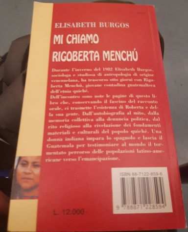 libroquotMi chiamo Rigoberta menchuacutequot