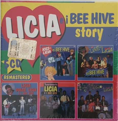 Licia e Bee Hive Story di Cristina DAvena 5CD COMPILATION box originale