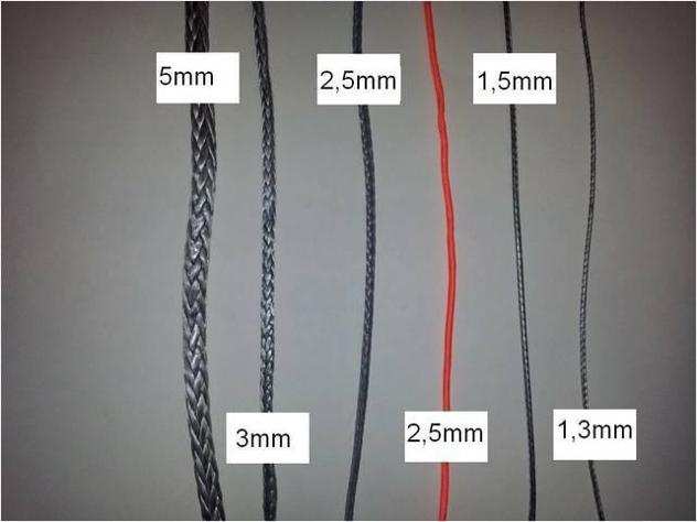 Linee e cavi in dyneema per kitesurf Nuovo