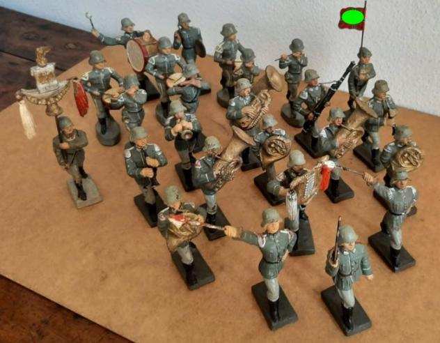 Lineol, other German Brands - Statuetta Wehrmacht Military Band - 1930-1939 - Germania