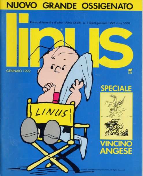 LINUS rivista italiana di fumetti (anni 8090)