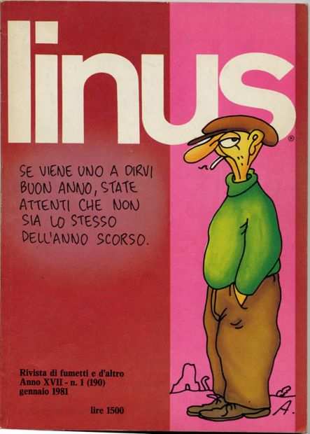 LINUS rivista italiana di fumetti (anni 8090)